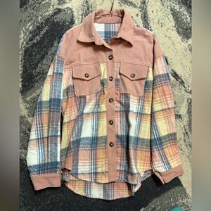 Super Cute Pink Button Up